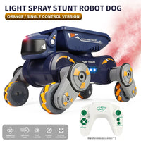 HKM-591187 2-in-1 Remote Control Stunt Car and Robot Dog with Lights, Music, and 360° Drift Action