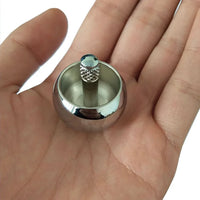 HKM-591507 Metal Mushroom Flip Fidget Spinner for Stress Relief - Creative Manual Spinning Toy for Ages 3+