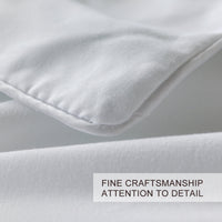 HKM-591763 Elegant Floral Microfiber Duvet Set with Comforter and Pillow Shams - Available in Multiple Sizes