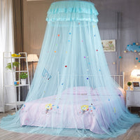 HKM-591763 Hanging Dome Mosquito Net for Beds - Acetate Fiber, Single Door Opening, Free Installation