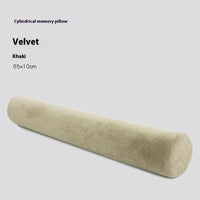 HKM-591891 Memory Foam Cylindrical Pillow with Pillowcase in Various Colors