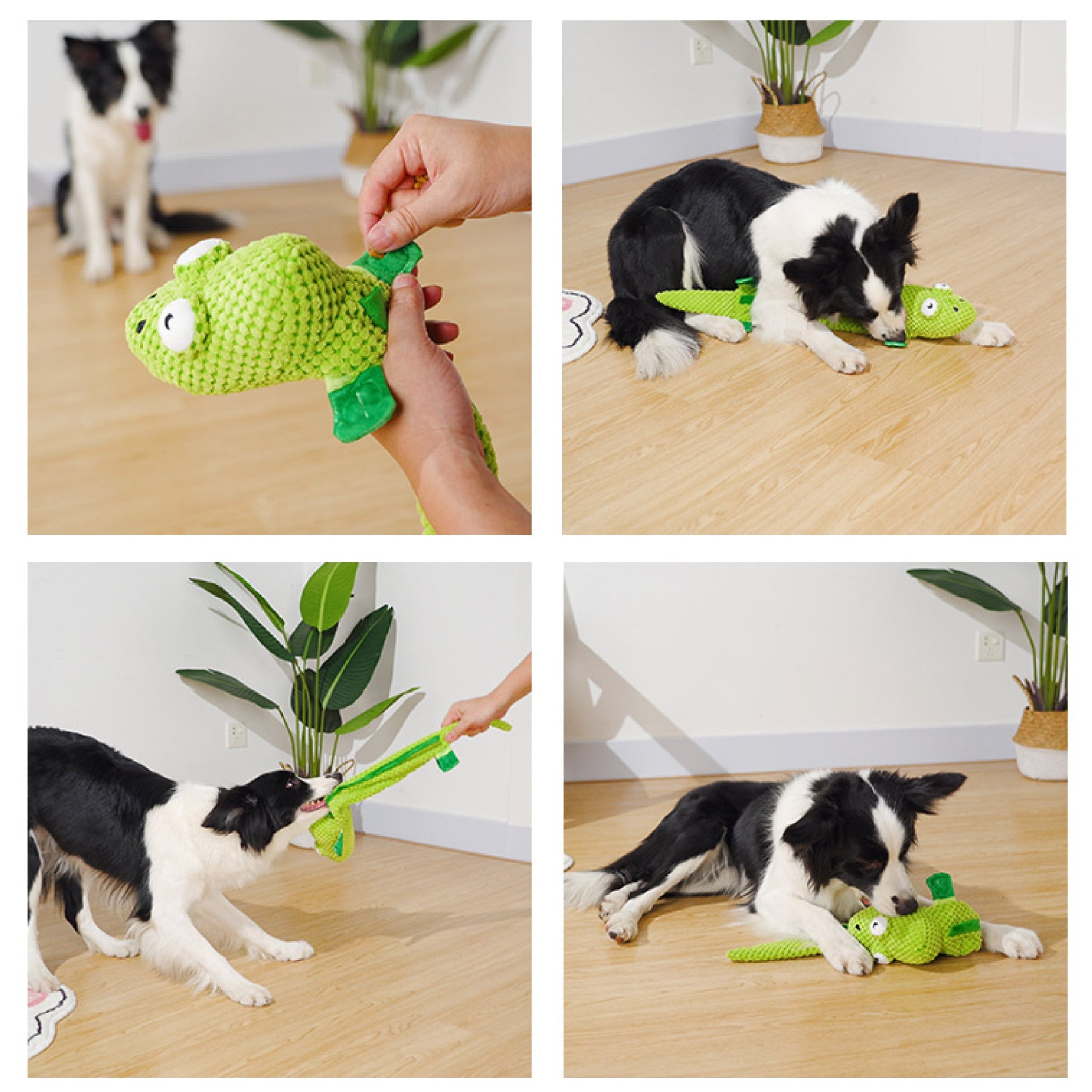HKM-591955 Tibetan Food Dog Plush Toy with Sound and Hide-and-Leak Feature