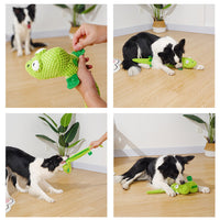 HKM-591955 Tibetan Food Dog Plush Toy with Sound and Hide-and-Leak Feature