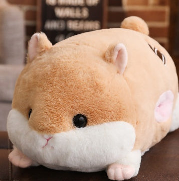 HKM-592211 Cute Hamster Pillow in Soft Cotton with PP Cotton Filling