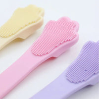 HKM-592275 Food Grade Silicone Pet Toothbrush - Finger Cover Oral Cleaning Tool for Dogs and Cats