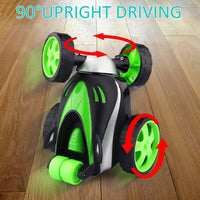 HKM-592339 Kids RC Rotating Stunt Car with Light - 2.4G Remote Control Tumbling Vehicle for Ages 5 and Up