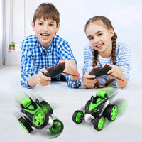 HKM-592339 Kids RC Rotating Stunt Car with Light - 2.4G Remote Control Tumbling Vehicle for Ages 5 and Up