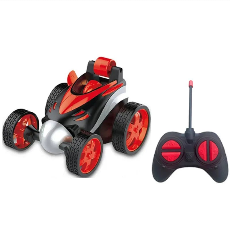 HKM-592339 Kids RC Rotating Stunt Car with Light - 2.4G Remote Control Tumbling Vehicle for Ages 5 and Up
