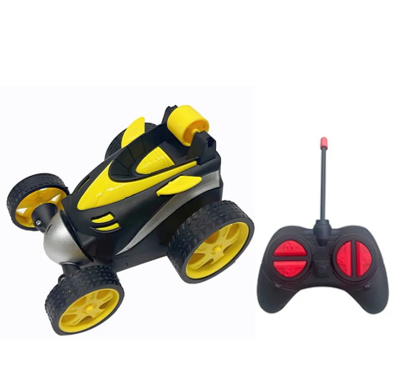 HKM-592339 Kids RC Rotating Stunt Car with Light - 2.4G Remote Control Tumbling Vehicle for Ages 5 and Up
