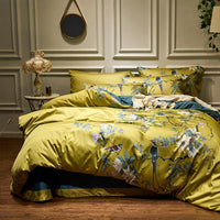HKM-592403 Long-Staple Cotton Satin Four-Piece Bedding Set, Available in 200x230cm & 220x240cm
