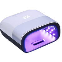 HKM-592659 Quick-Drying Induction Nail Light Therapy Machine in Silver for Manicure Treatments