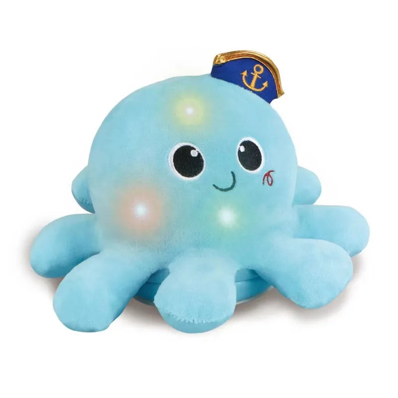 Musical Plush Octopus Toy for Babies with LED Lights - Crawling Fun for Toddlers