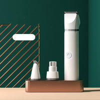 HKM-592851 Dog Hair Clipper with USB Charging - Multiple Size Options in Dark Green and Classic White