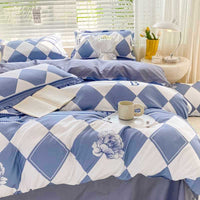 HKM-593235 Washed Cotton Bamboo Fiber Double Bed Quilt Cover - Various Sizes Available