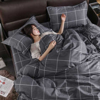 HKM-593235 Washed Cotton Bamboo Fiber Double Bed Quilt Cover - Various Sizes Available