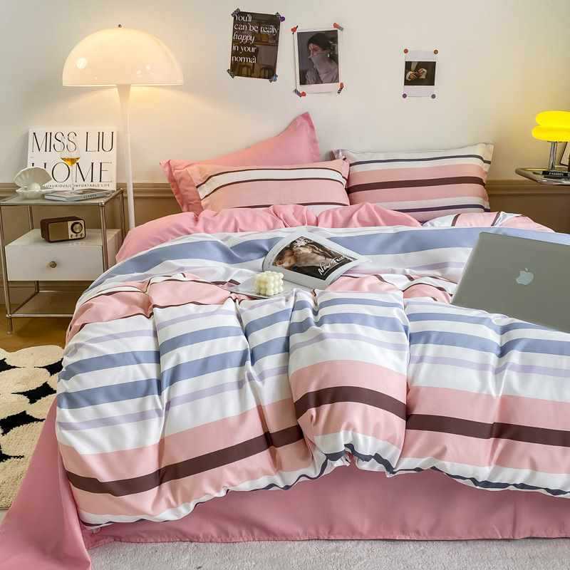 HKM-593235 Washed Cotton Bamboo Fiber Double Bed Quilt Cover - Various Sizes Available
