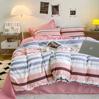 HKM-593235 Washed Cotton Bamboo Fiber Double Bed Quilt Cover - Various Sizes Available