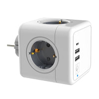 HKM-593427 Compact 5-Sided Smart USB Socket with Fast Charging and Safety Features