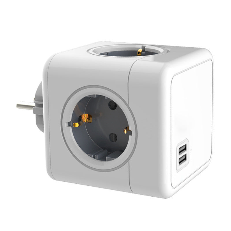 HKM-593427 Compact 5-Sided Smart USB Socket with Fast Charging and Safety Features