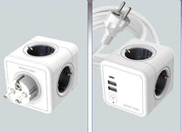 HKM-593427 Compact 5-Sided Smart USB Socket with Fast Charging and Safety Features