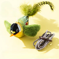HKM-593683 Electric Sound Simulation Bird Cat Toy Cat Teaser