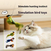HKM-593683 Electric Sound Simulation Bird Cat Toy Cat Teaser