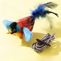 HKM-593683 Electric Sound Simulation Bird Cat Toy Cat Teaser