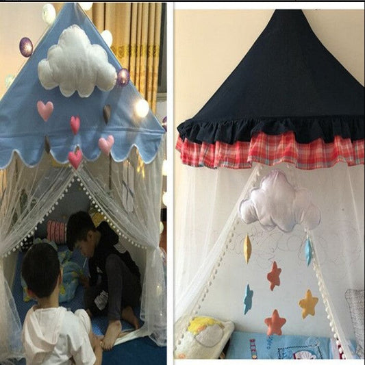 HKM-594067 DIY Hanging Cloud Mobile for Baby Room Decor – Soft Felt Fabric Ornament