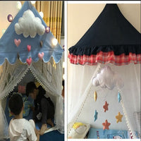 HKM-594067 DIY Hanging Cloud Mobile for Baby Room Decor – Soft Felt Fabric Ornament