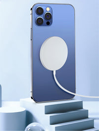HKM-594131 Magnetic Wireless Charger for iPhone with 15W Output, USB Interface, 1m Cable