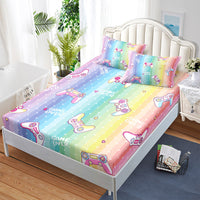 HKM-594387 Gamepad Themed Fitted Sheet and Duvet Cover Set with Pillowcases in Multiple Sizes