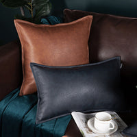 HKM-594451 Light Luxury Leather Pillowcase 45cm x 45cm with PP Cotton Core