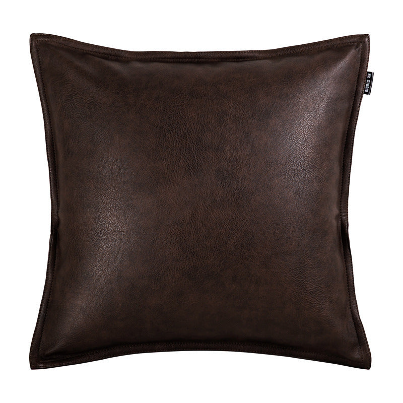 HKM-594451 Light Luxury Leather Pillowcase 45cm x 45cm with PP Cotton Core