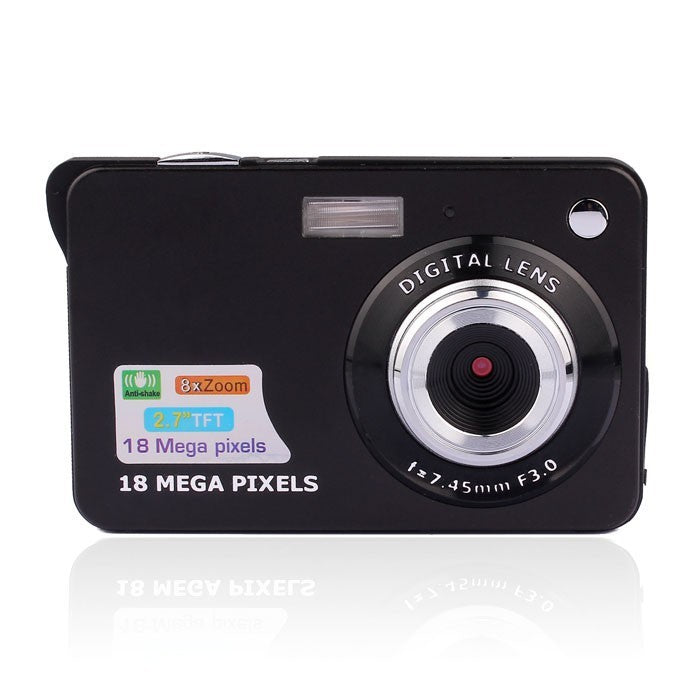HKM-594579 Compact Slim Digital Camera with 18MP Resolution and 16x Digital Zoom