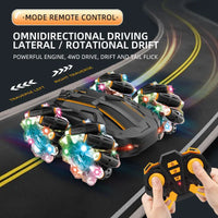 HKM-594643 Dual-Sided Electric Remote Control Stunt Car with Lights for Indoor and Outdoor Fun