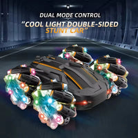 HKM-594643 Dual-Sided Electric Remote Control Stunt Car with Lights for Indoor and Outdoor Fun