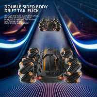 HKM-594643 Dual-Sided Electric Remote Control Stunt Car with Lights for Indoor and Outdoor Fun