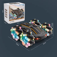 HKM-594643 Dual-Sided Electric Remote Control Stunt Car with Lights for Indoor and Outdoor Fun
