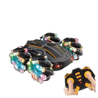 HKM-594643 Dual-Sided Electric Remote Control Stunt Car with Lights for Indoor and Outdoor Fun