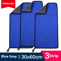 HKM-594643 Ultra Fine Fiber Cleaning Dishcloths - Multi-Color 3-Pack (30x30cm, 30x40cm, 30x60cm)