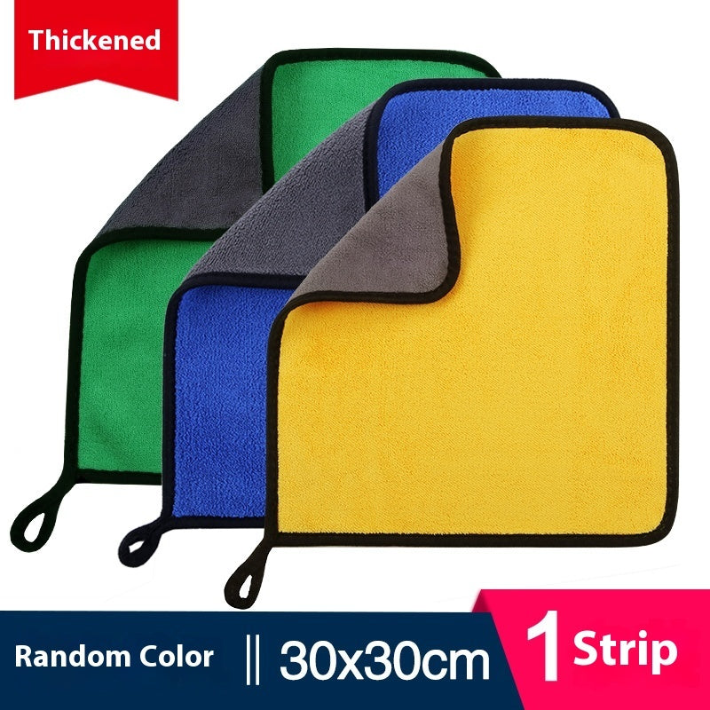 HKM-594643 Ultra Fine Fiber Cleaning Dishcloths - Multi-Color 3-Pack (30x30cm, 30x40cm, 30x60cm)