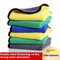 HKM-594643 Ultra Fine Fiber Cleaning Dishcloths - Multi-Color 3-Pack (30x30cm, 30x40cm, 30x60cm)