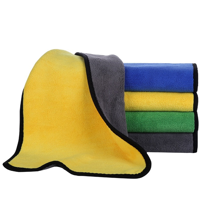 HKM-594643 Ultra Fine Fiber Cleaning Dishcloths - Multi-Color 3-Pack (30x30cm, 30x40cm, 30x60cm)