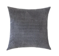 HKM-594771 Jacquard Corduroy Modern Polyester Cushion Cover in Plain Design