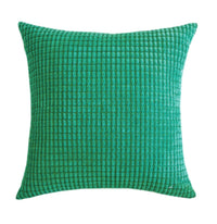 HKM-594771 Jacquard Corduroy Modern Polyester Cushion Cover in Plain Design