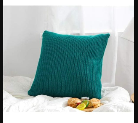 HKM-594771 Jacquard Corduroy Modern Polyester Cushion Cover in Plain Design