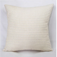 HKM-594771 Jacquard Corduroy Modern Polyester Cushion Cover in Plain Design