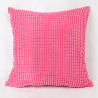 HKM-594771 Jacquard Corduroy Modern Polyester Cushion Cover in Plain Design