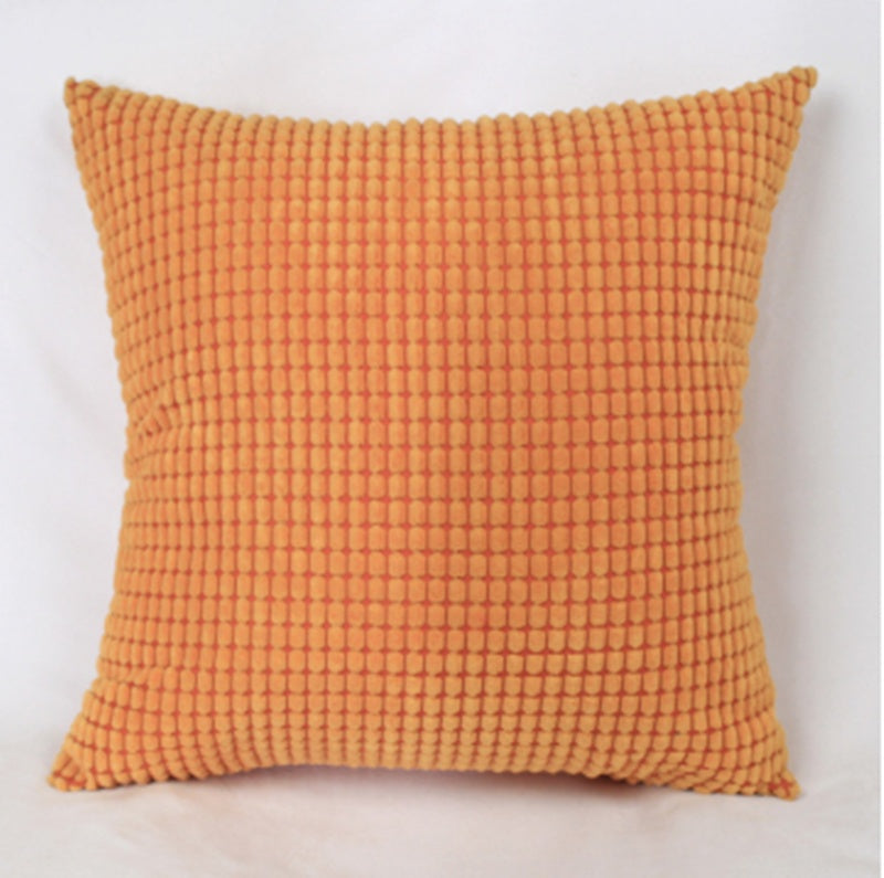 HKM-594771 Jacquard Corduroy Modern Polyester Cushion Cover in Plain Design