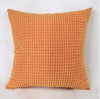 HKM-594771 Jacquard Corduroy Modern Polyester Cushion Cover in Plain Design